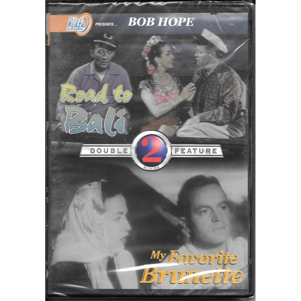 Bob Hope Double Feature DVD Road To Bali & "My Favorite Brunette" Comedy dvd4025